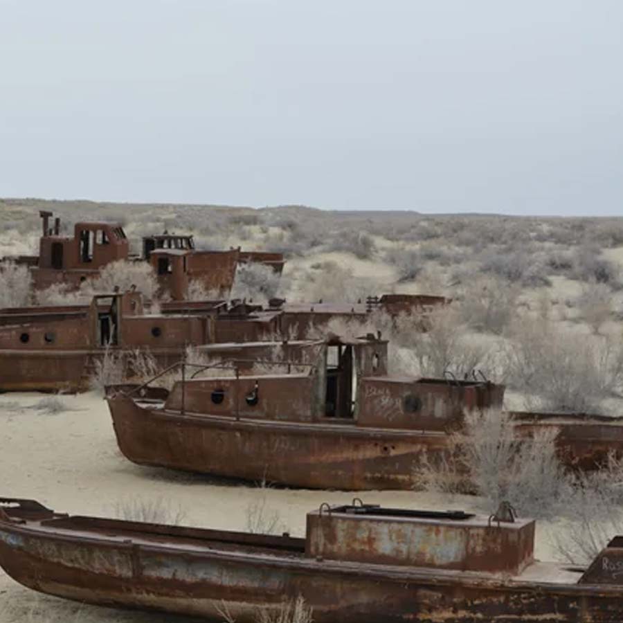 Vozrozhdeniya island becomes toxic desert as Soviet Union trying to develop biological weapon there during cold war 
