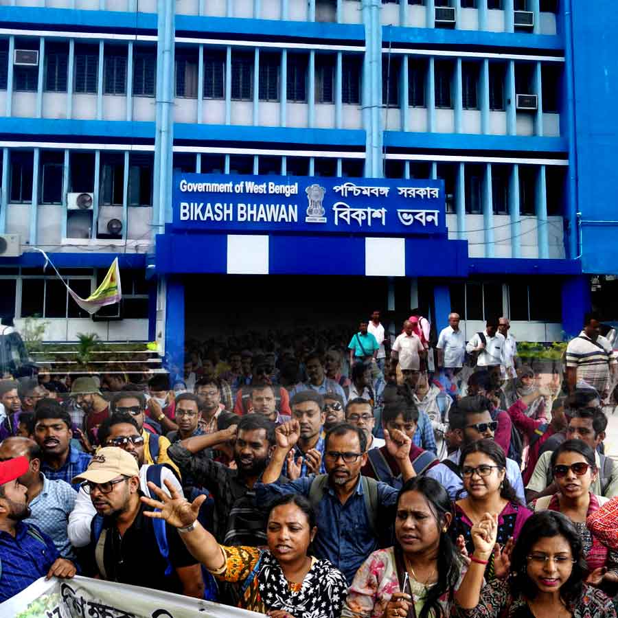 Teachers will not receive Dearness Allowance (DA), March to Bikash Bhavan alleging fraud against the government dgtl