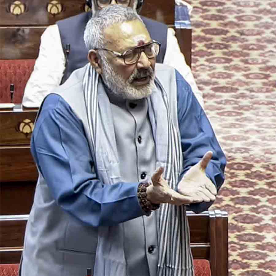 সংসদে গিরিরাজ সিংহ।