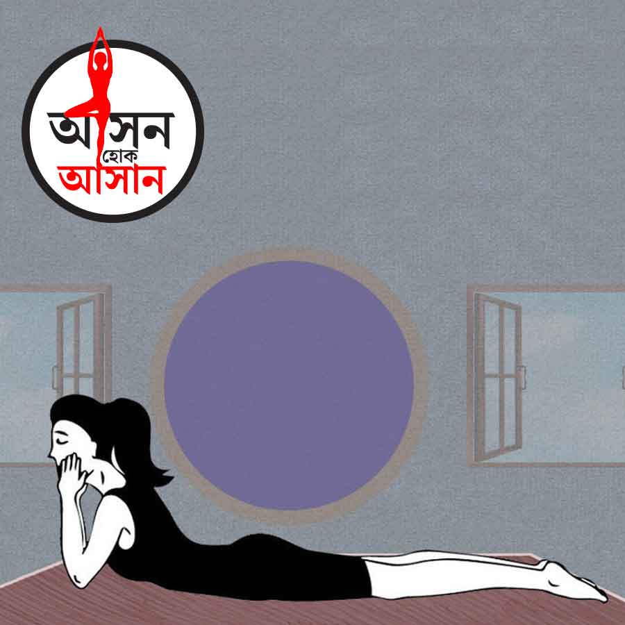 What are the health benefits of Makarasana or Crocodile Pose