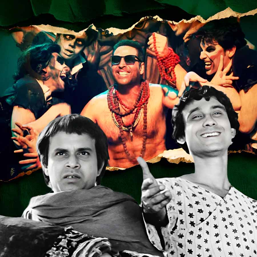 ‘ভূত বাংলা’র গানে ‘গুপী গাইন বাঘা বাইন’-এর ছাপ?