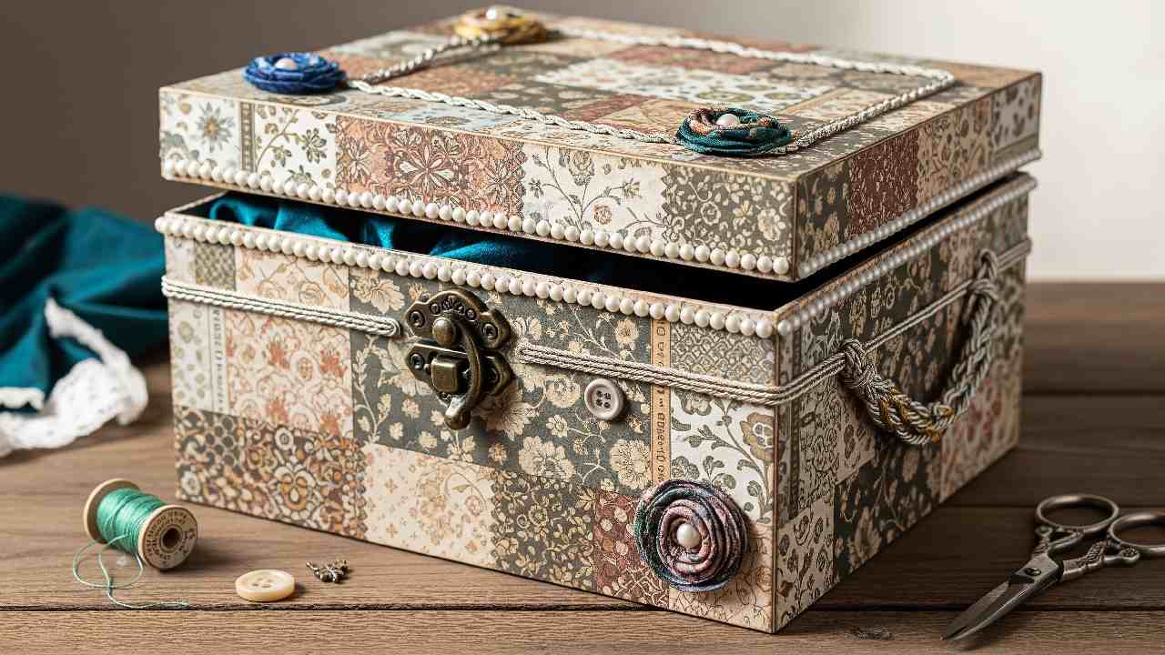 জুতোর বাক্সও হাতের জাদুতে হতে পারে শৌখিন।