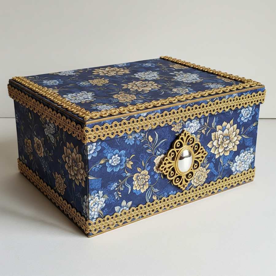 জুতোর বাক্স দিয়ে কী ভাবে তৈরি করবেন গয়নার বাক্স?