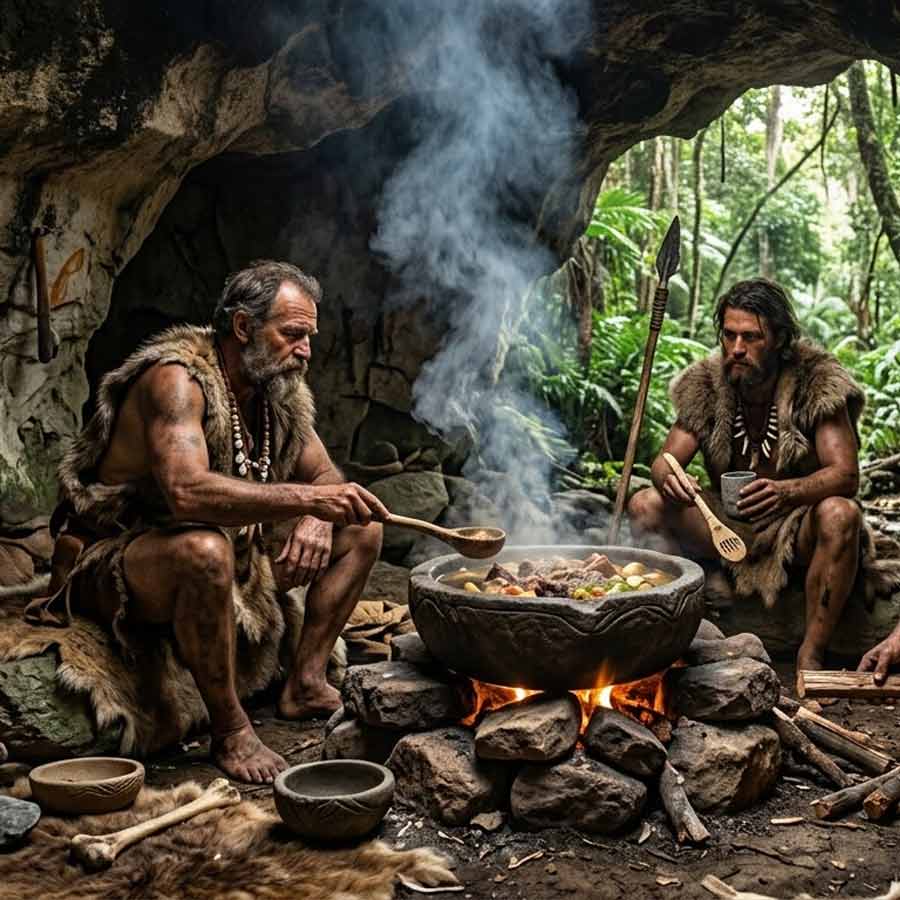 Researchers claim, human learnt various cooking method in stone age