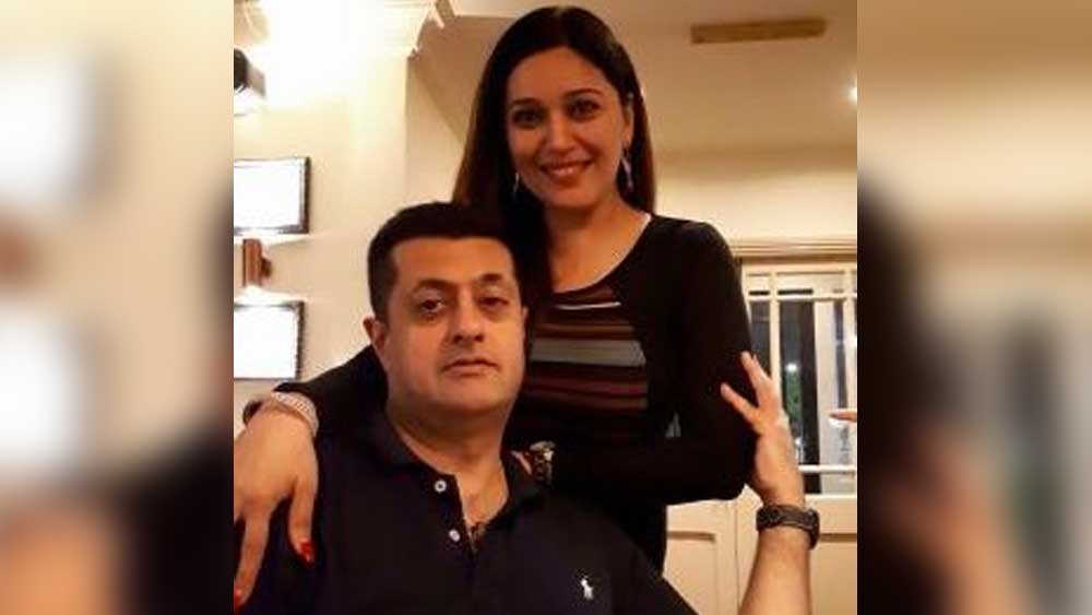 Niki Aneja Walia with her husband