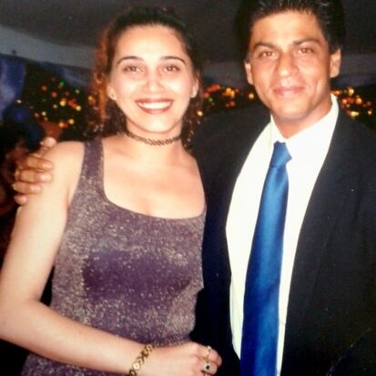 Niki Aneja Walia with Shah Rukh Khan