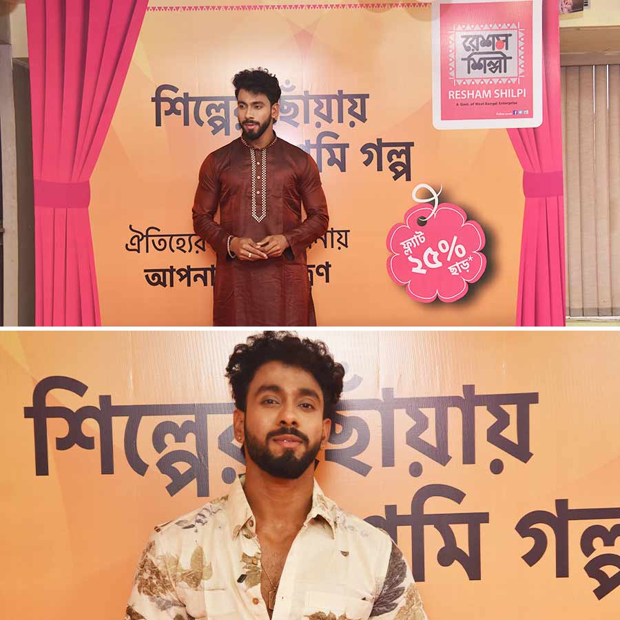 বিভিন্ন ইনফ্লুয়েন্সারদের উপস্থিতি এই স্টোর উদ্বোধনের অনুষ্ঠানকে করে তুলেছিল আরও আকর্ষণীয়। ‘রেশম শিল্পী’-র শার্ট এবং পাঞ্জাবিতে সেজে উঠেছিলেন অভিনন্দন সরকার। 