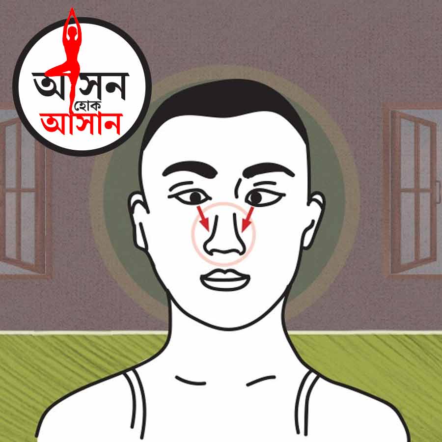 What are the health benefits of Nose Tip Gazing yoga