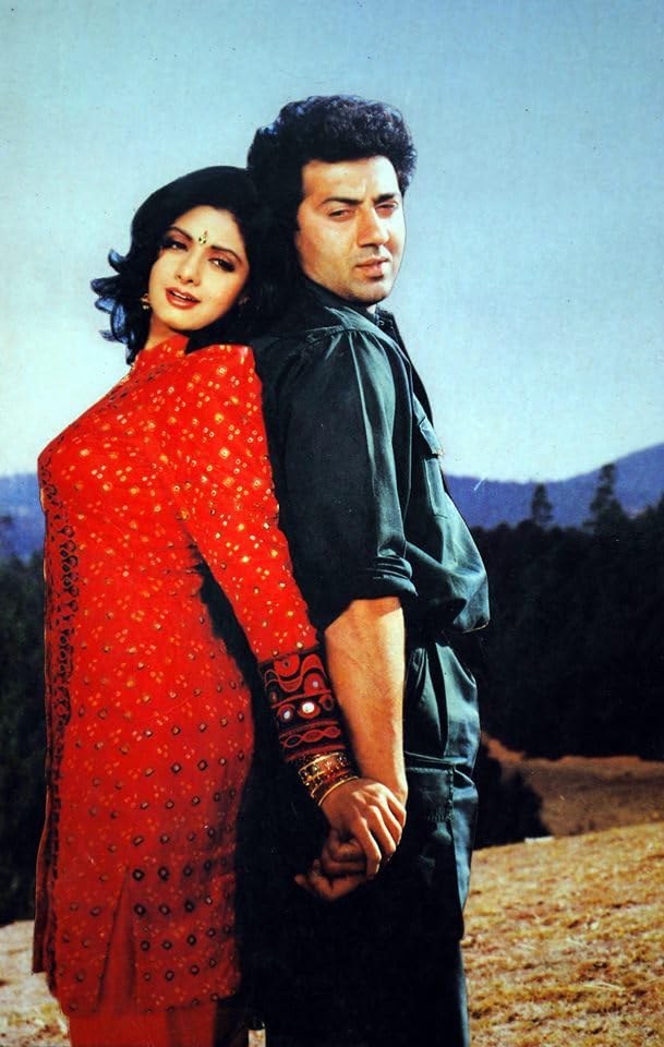 Sunny Deol and Sridevi