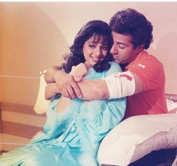 Sunny Deol and Sridevi