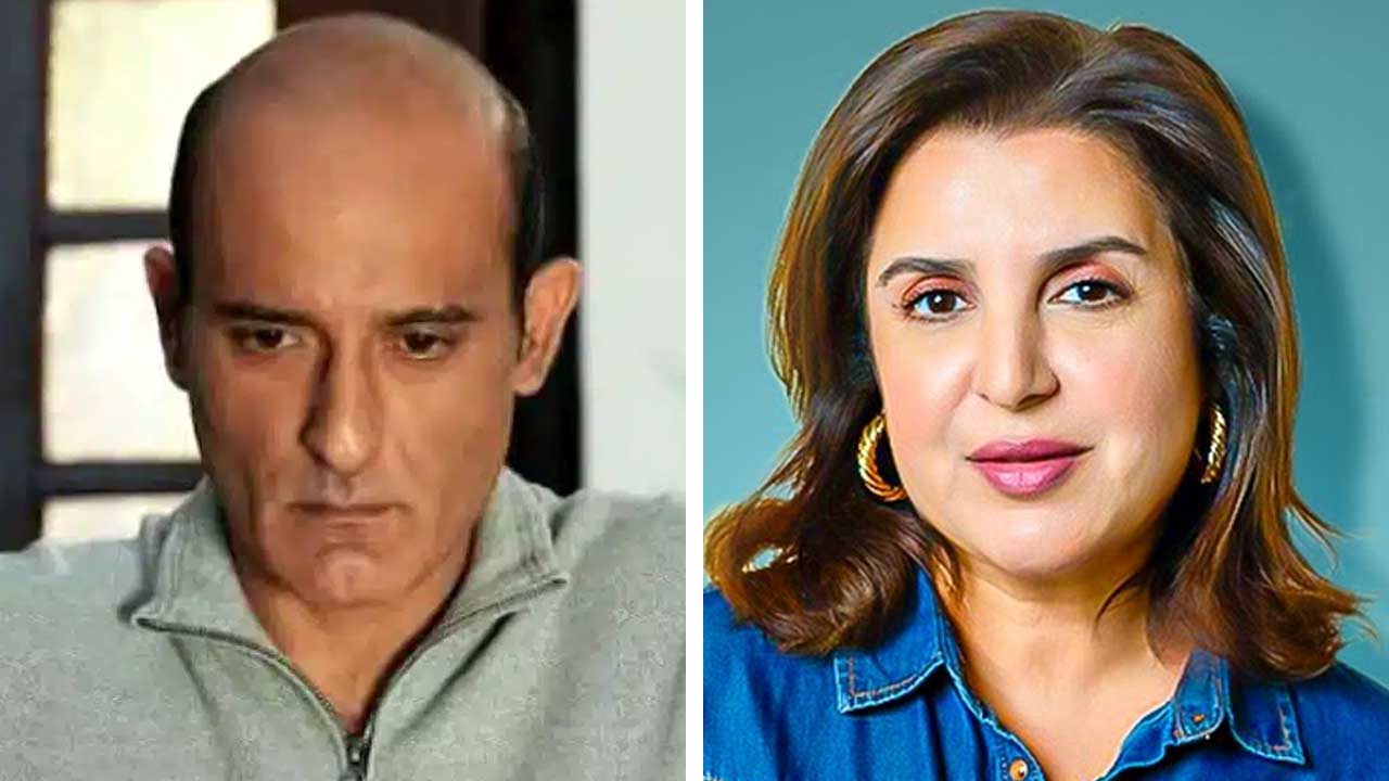 (বাঁ দিকে) অক্ষয় কুমার, (ডান দিকে) ফরাহ খান।