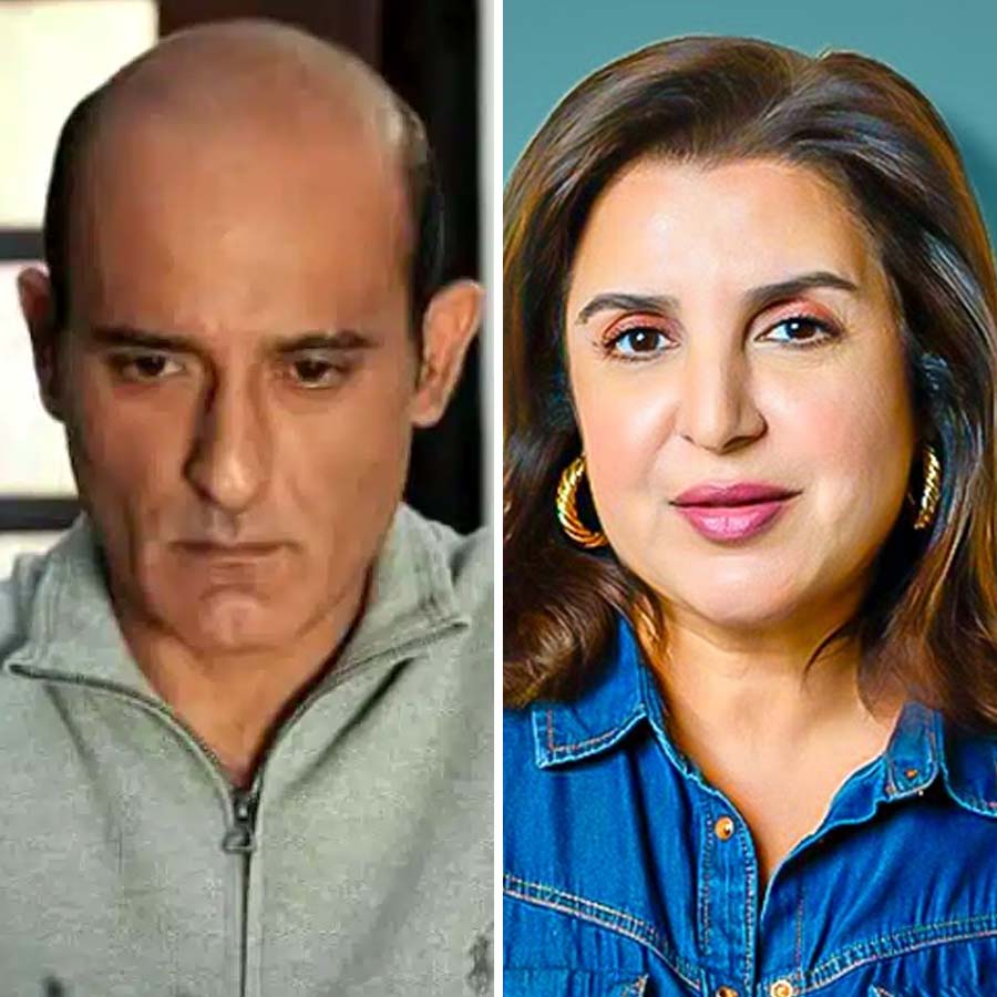 (বাঁ দিকে) অক্ষয় কুমার, (ডান দিকে) ফরাহ খান।