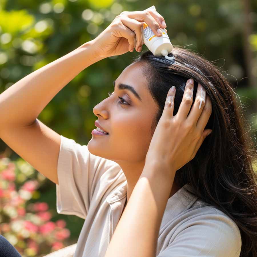 চুলে কী ভাবে মাখবেন সানস্ক্রিন?