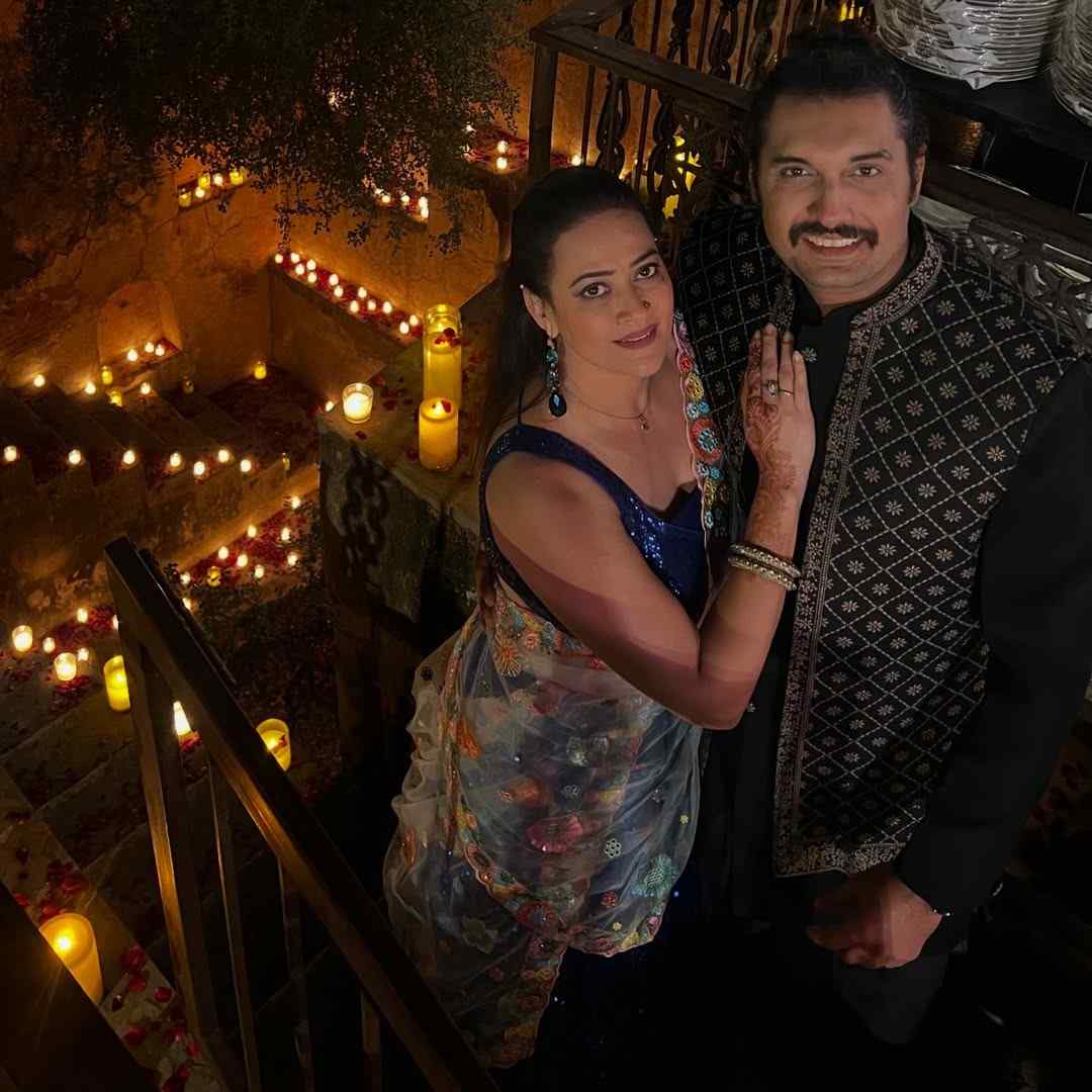 Jaswir Kaur with her husband