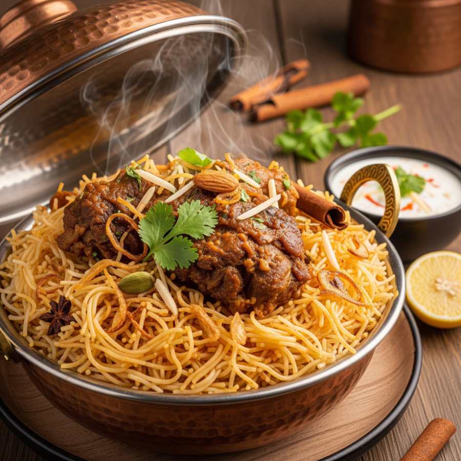 শিমুইয়ের বিরিয়ানির রেসিপি।