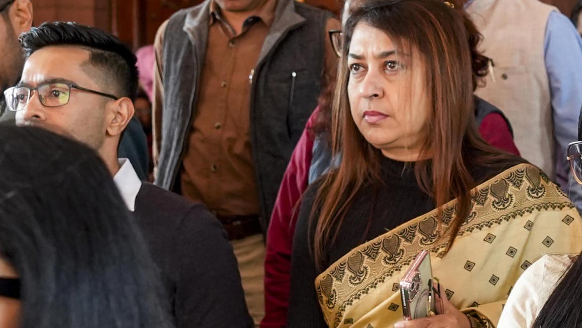 দায়িত্ব: সংসদে বাজেট অধিবেশনে শতাব্দী রায়। ফেব্রুয়ারি ২০২৬।