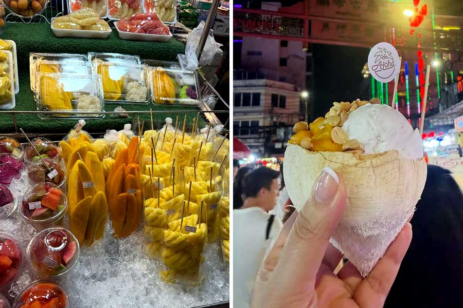 তাইল্যান্ডের স্থানীয় খাবার।