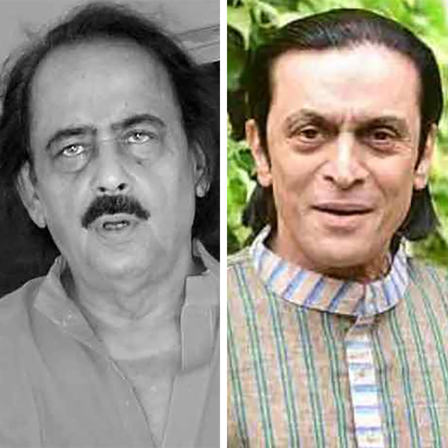 (বাঁ দিকে) চিন্ময় রায় এবং শুভাশিস মুখোপাধ্যায় (ডান দিকে)।