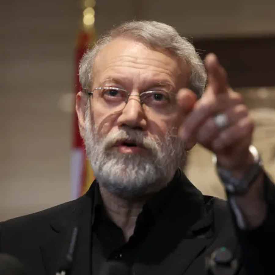 ইরানের নিরাপত্তা প্রধান আলি লারিজানি। ছবি: সংগৃহীত।