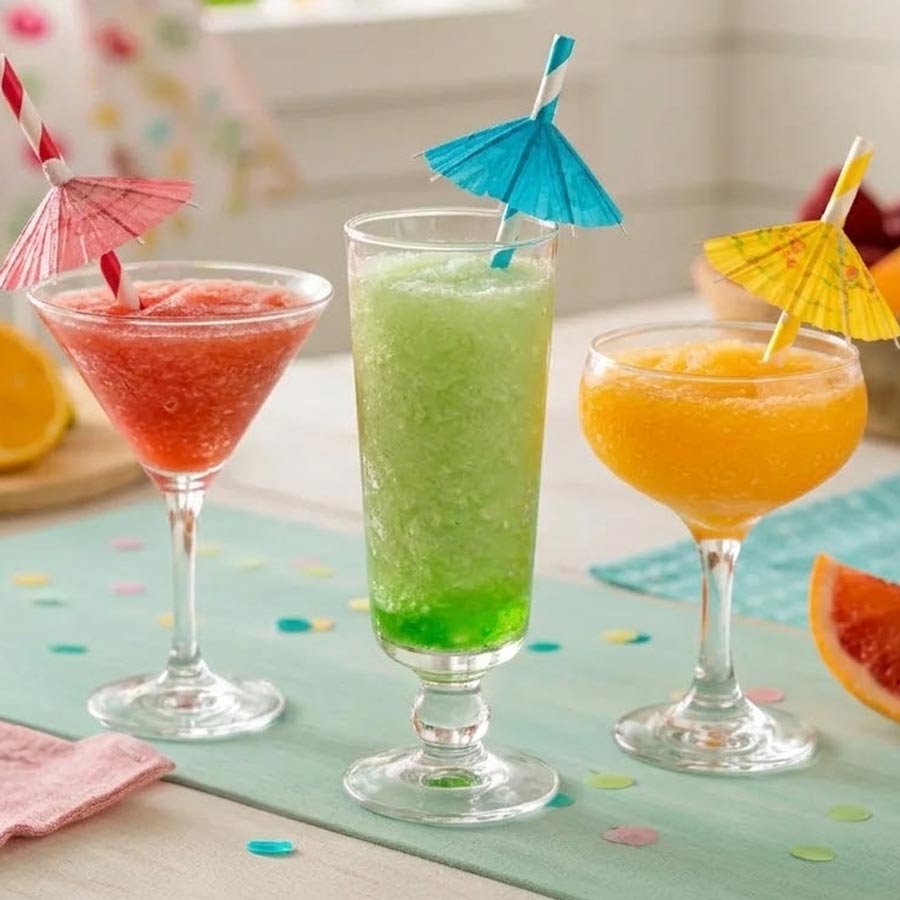 ফলের রস দিয়ে বানানো যায় প্রাণ জুড়ানো মকটেল। কৌশল জেনে নিন।