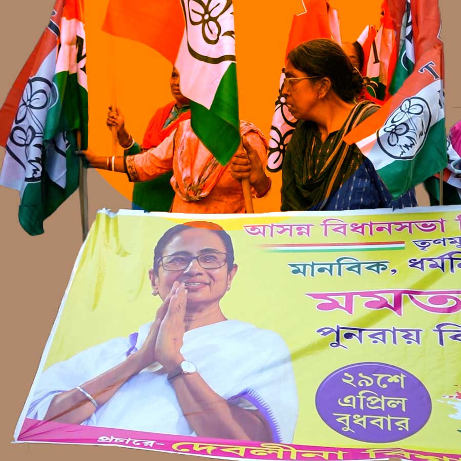 TMC supporters starts campaign for Mamata Banerjee dgtl