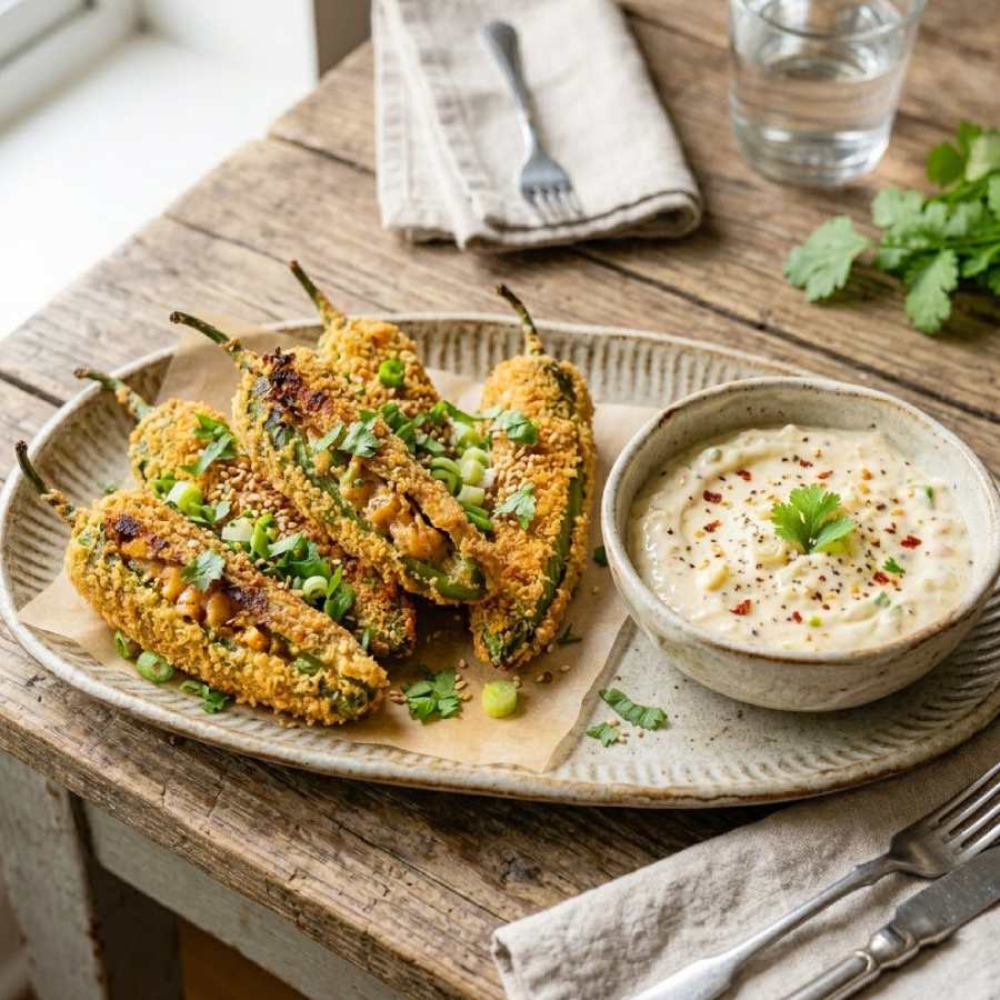 মুচমুচে চিংড়ি-লঙ্কার দোলমার সঙ্গে চিলি গার্লিক মেয়ো!