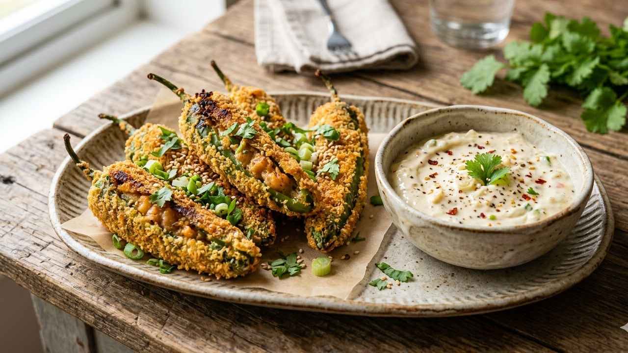 মুচমুচে চিংড়ি-লঙ্কার দোলমার সঙ্গে চিলি গার্লিক মেয়ো!