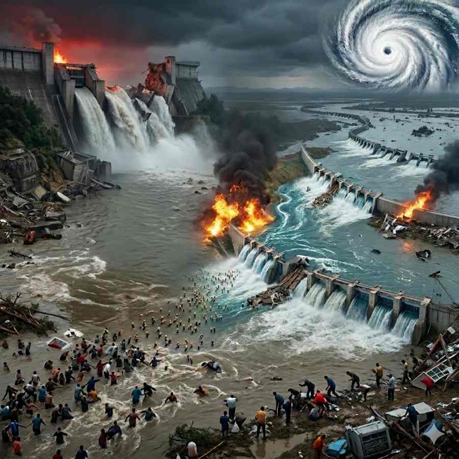Blind Trust in Russian Tech, Over 60 Dams Wash Away in Overnight Typhoon 200,000 Lives Lost dgtl