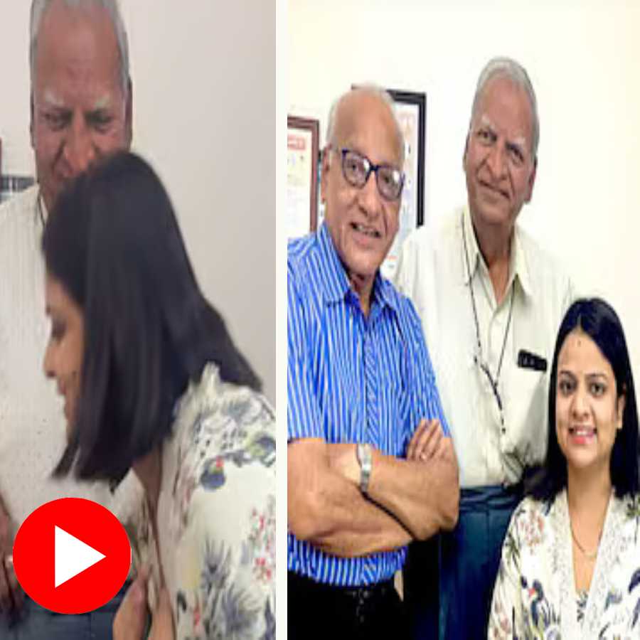 A video shows emotional moment when a former teacher, visited doctors clinic as a patient went viral dgtl