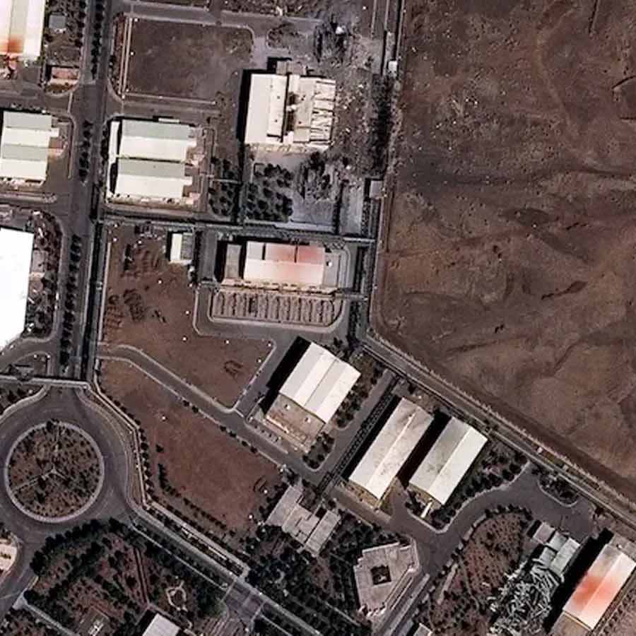 নাতান্‌জ় পরমাণু কেন্দ্র। ছবি: রয়টার্স।