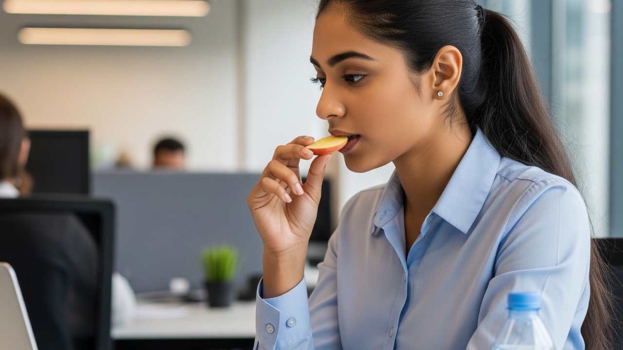 অফিসে কাজের মাঝে কী কী স্ন্যাক্স খেলে মন সতেজ থাকবে?