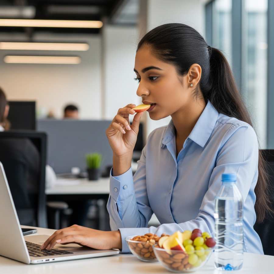 Healthy office snacks boost energy and focus dgtl