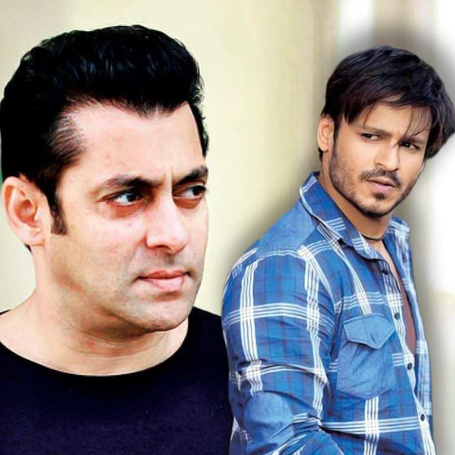 (বাঁ দিকে) সলমন খান, (ডান দিকে) বিবেক ওবেরয়।