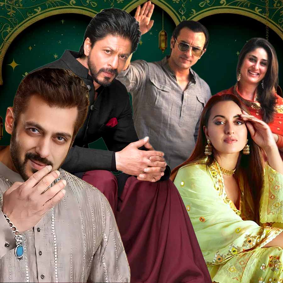 Salman Khan celebrate Eid With salim khan While saif ali khan spending time with kids shah rukh khan did not show his face dgtl