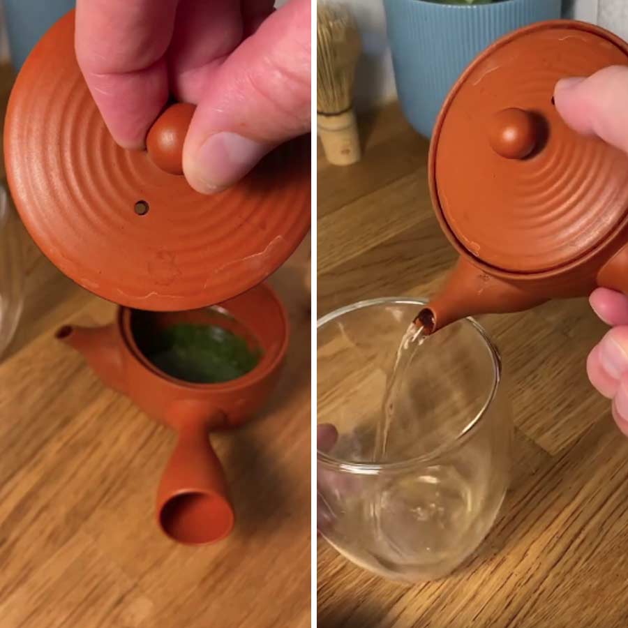 ছিদ্রটি  থাকলে চা ঢালতে সুবিধা হয়।