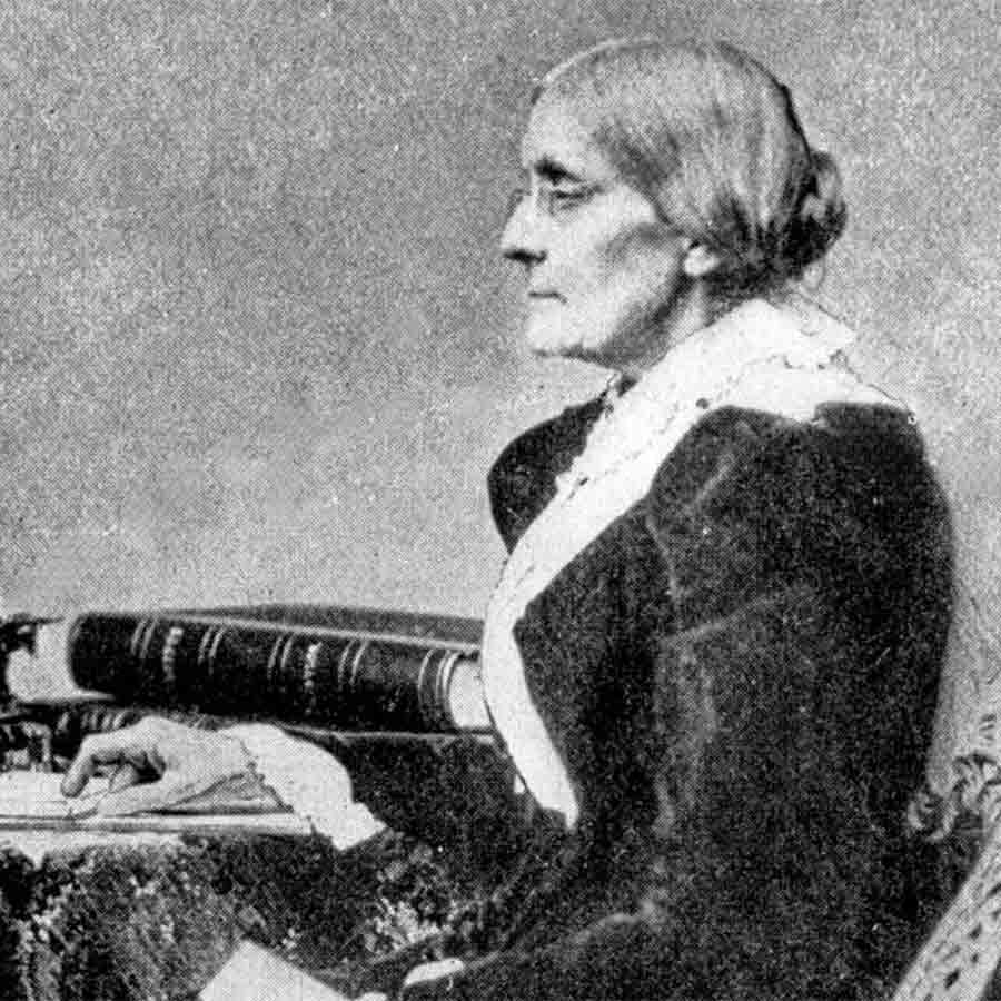 Susan B. Anthony a women rights activist who fought for voting rights of American women