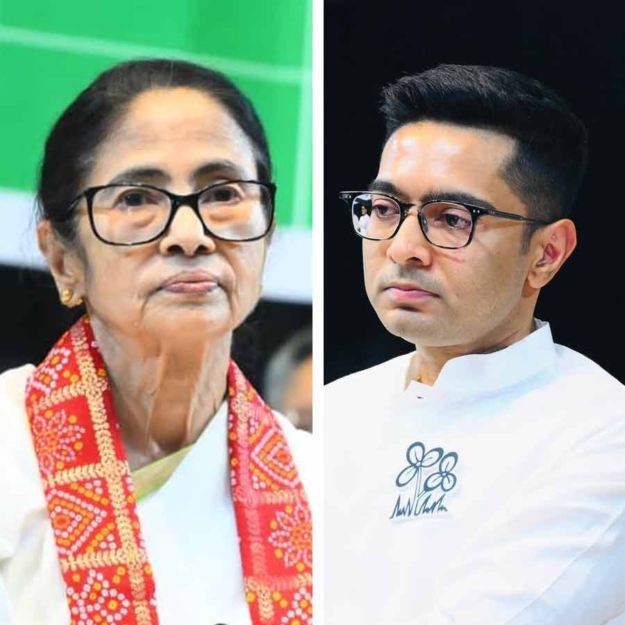 Mamata and Abhishek Banerjee