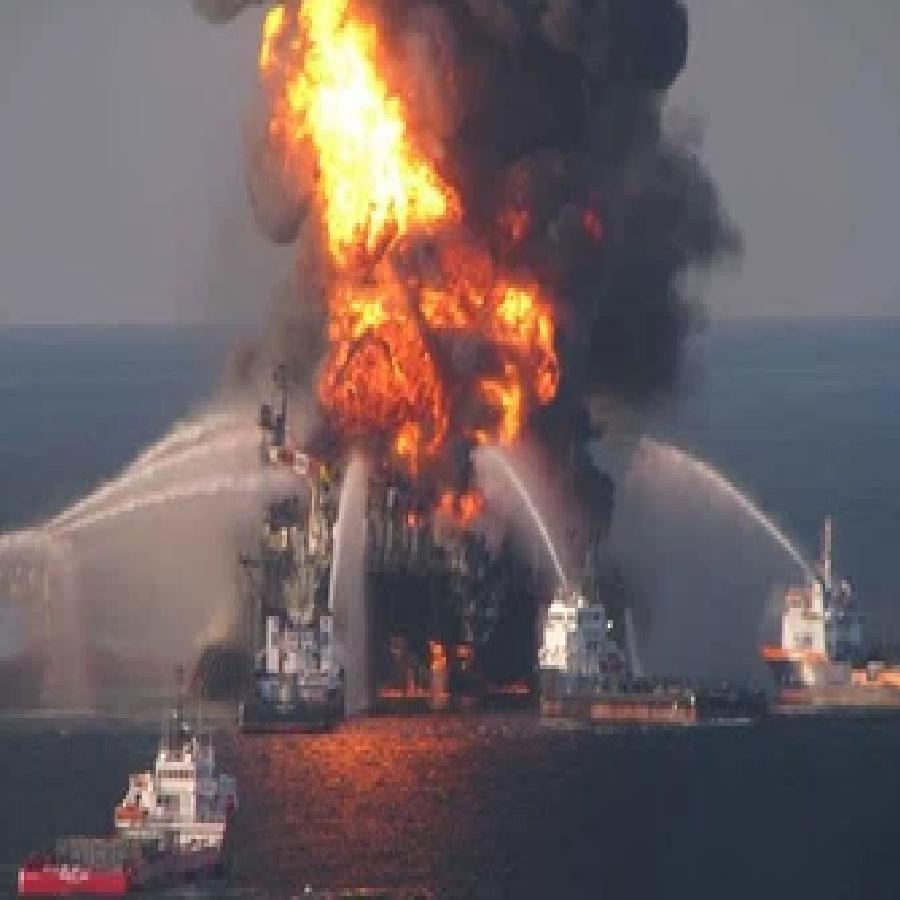 Kuwait oil well fires in 1991