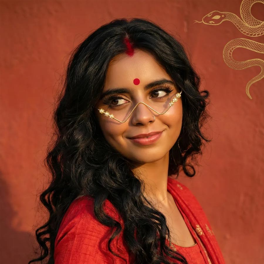 বাঙালি কনের ফ্যাশনেও ‘ইন’ ফেসলেট।