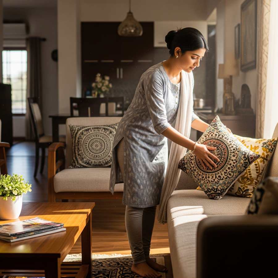 ঘর সজালেও ভাল থাকে মন।