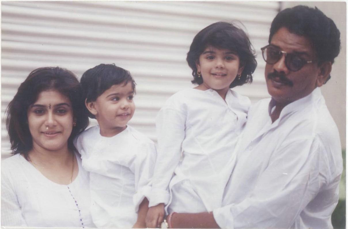 Priyadarshan and Lissy with their children