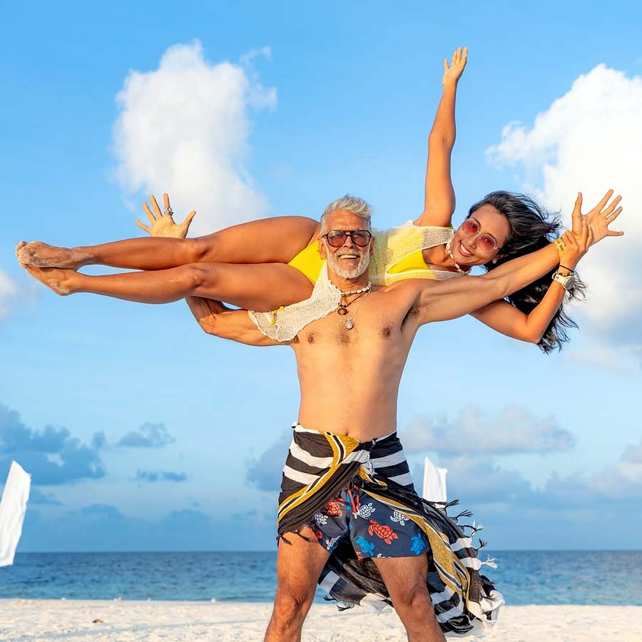 Milind Soman opens up On Trolling Over 26-Year Age Gap With Wife Ankita Konwar