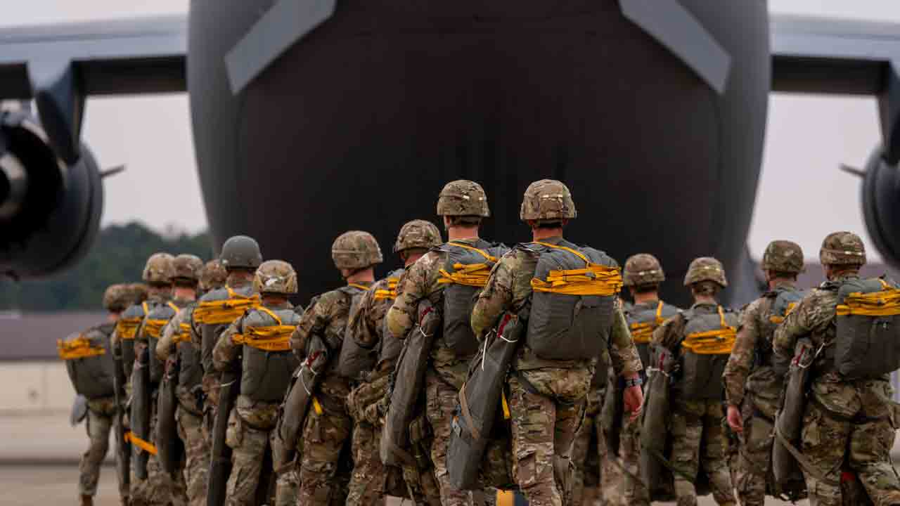 মার্কিন সেনার ৮২ এয়ারবোর্ন ডিভিশন। ছবি: সংগৃহীত।