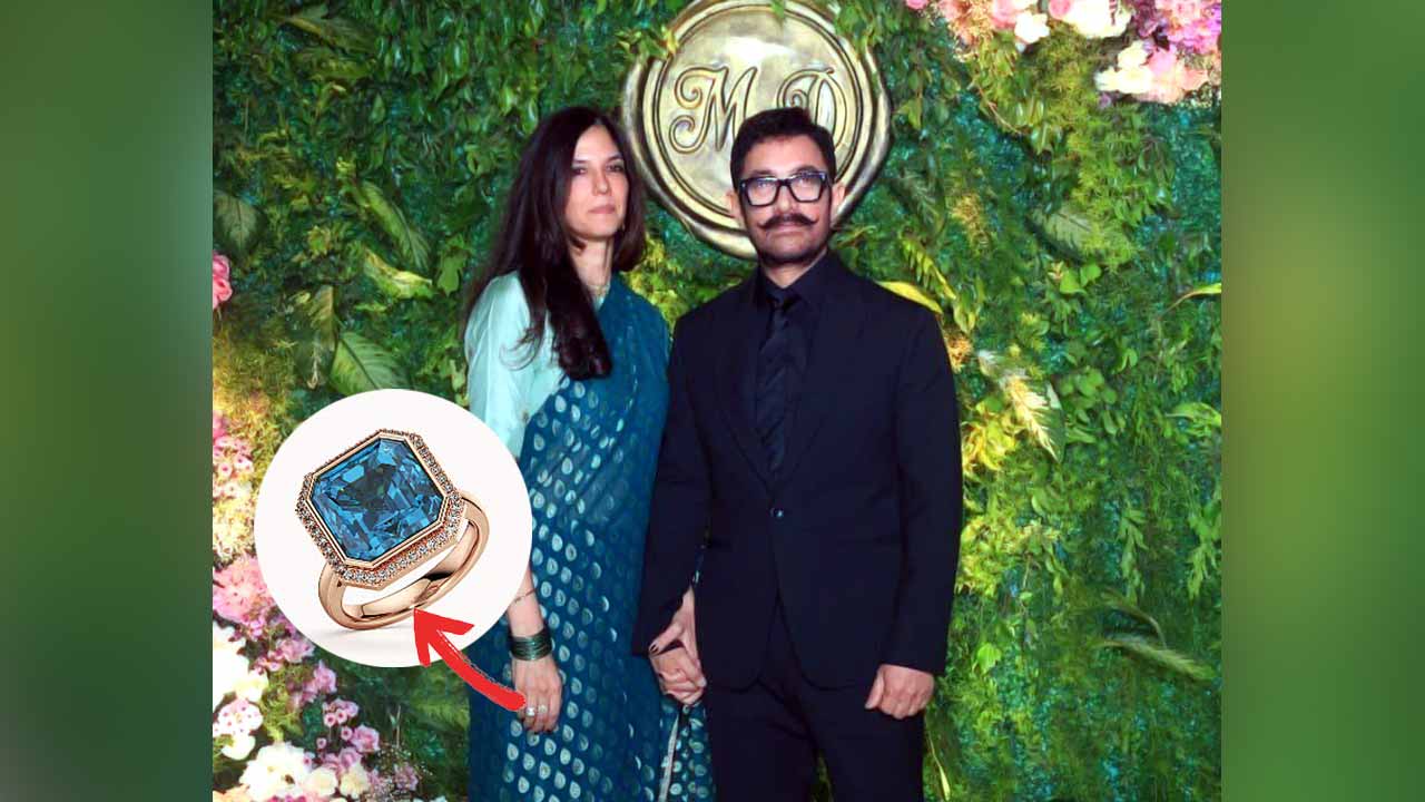Aamir Khan Surprises Girlfriend Gauri Spratt With A Rare Aquamarine Ring