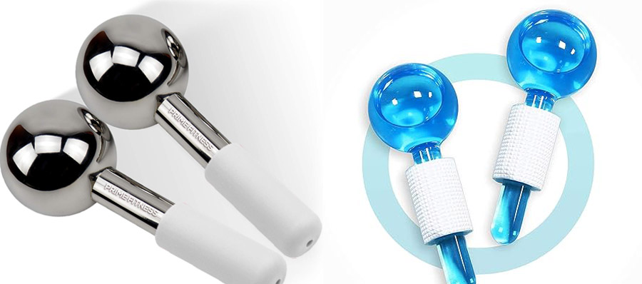 স্টিল, কাচ, প্লাস্টিক — বিভিন্ন রকম উপকরণ দিয়ে তৈরি হয় আইস গ্লোব।  