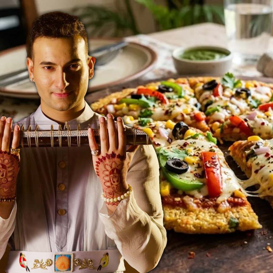 Rishab Rikhiram Sharma says he uses sooji to make pizza healthy dgtl