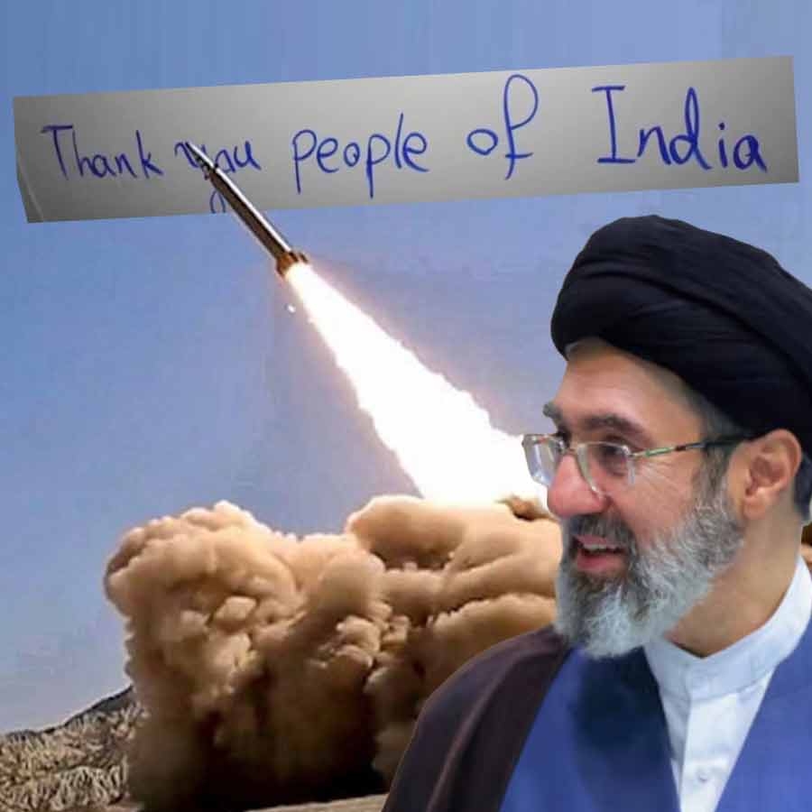 Thank you India message on Iranian missile launched against Israel dgtl