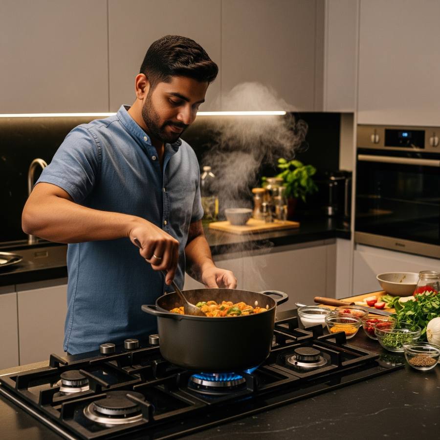 বাটিচচ্চড়ি রাঁধলে গ্যাস খরচ কমবে।