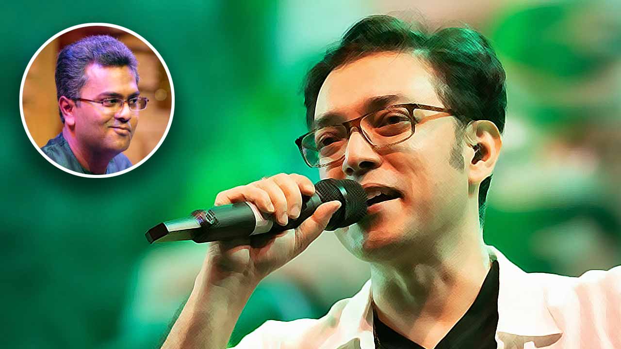 অনুপমের জন্মদিনে কলম ধরলেন সরোদবাদক প্রত্যুষ।