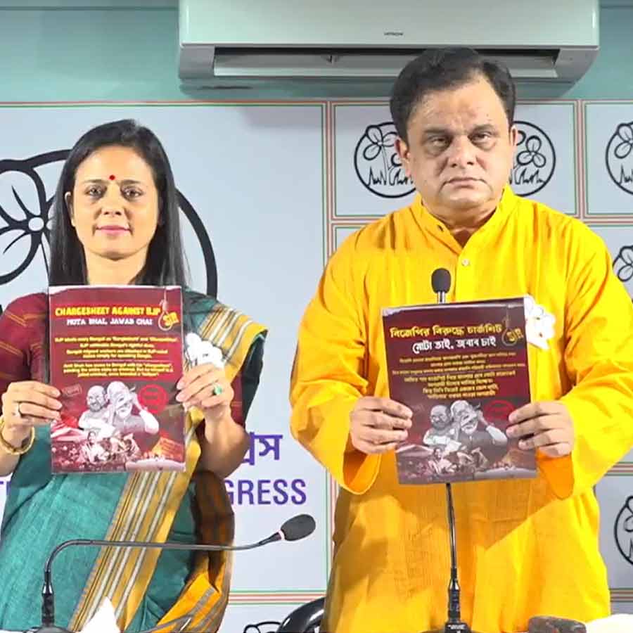 TMC gave chargesheet against BJP